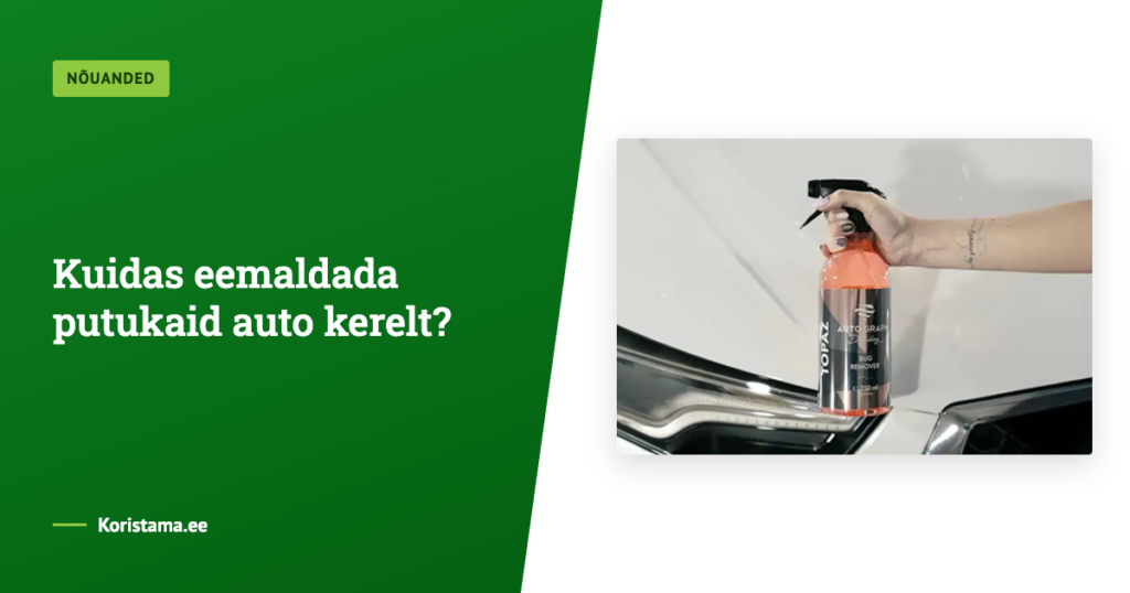 Kuidas eemaldada putukaid auto kerelt?
